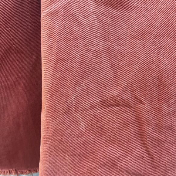 Vintage 70s Levis Patch Pocket Cropped Jeans in Peach Orange Size Xs/S Size 28 - Picture 6 of 9